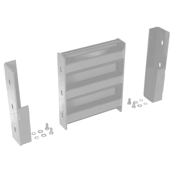 Drop-In Style Guard Rail 1 Ft Silver